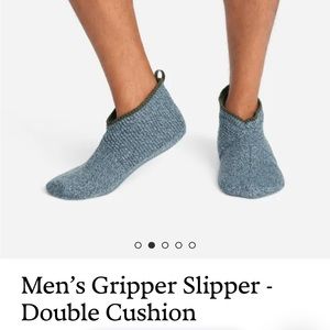 Gripper slipper double cushion